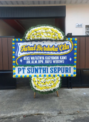 Papan Bunga Duka di Batealit